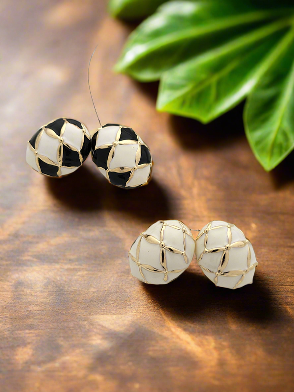 Two - Tone dome studs