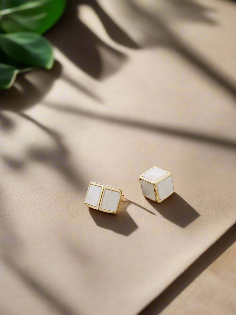 Onyx edge cube studs