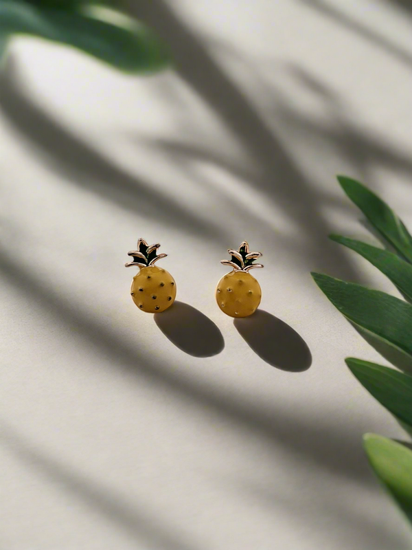 Pineapple Mini Stud Earrings