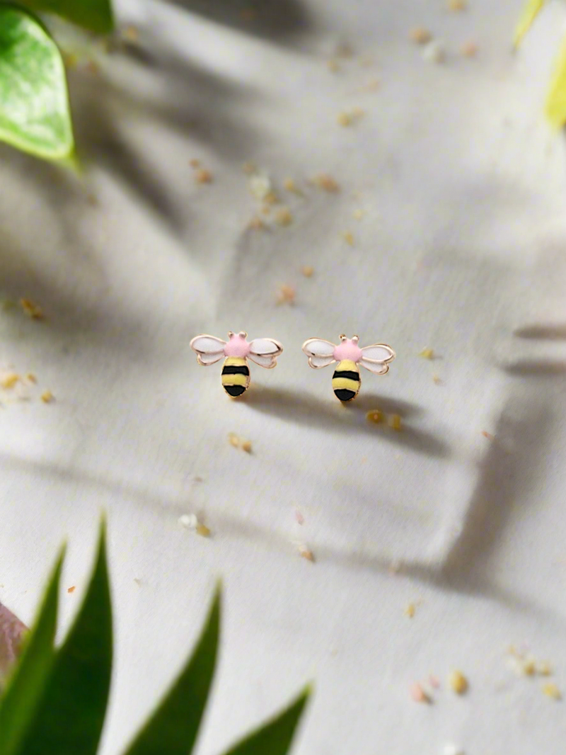 Honey Bee Mini Studs